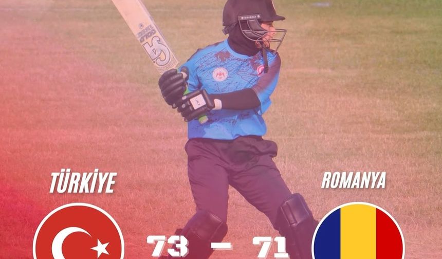 Kadın Kriket Millî Takımı Romanya’yı 73-71 mağlup etti
