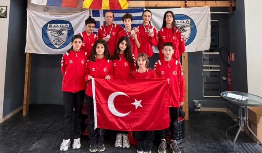 Milli sporcular Balkan Şampiyonası'nda kürsüye çıktı