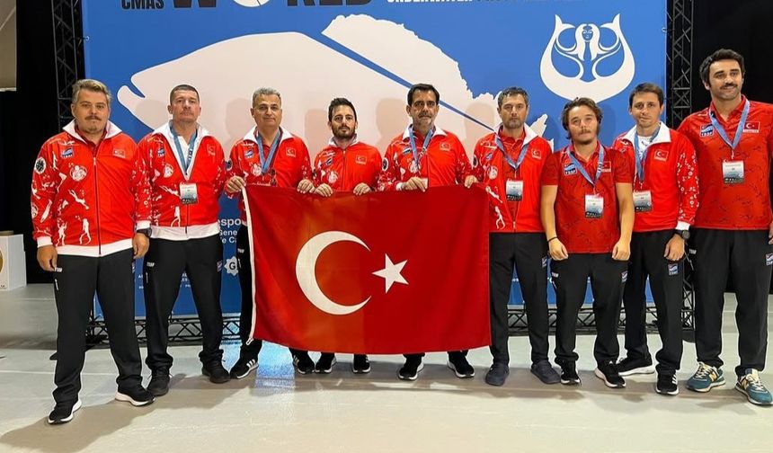 Sualtı Görüntüleme Millî Takımı Dünya Şampiyonu Oldu