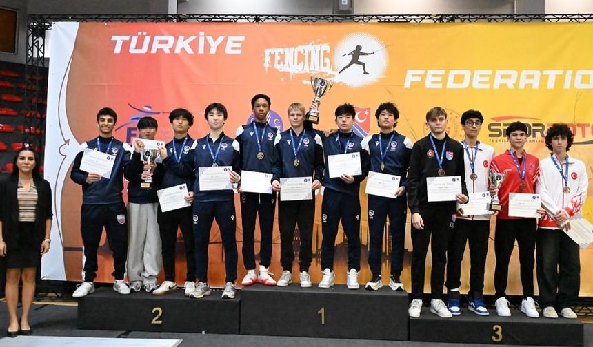 Cadet Circuit eskrim turnuvası İstanbul’da sona erdi