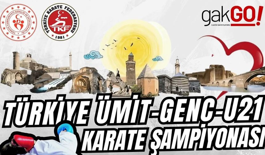 Türkiye Karate Şampiyonası Elazığ’da düzenlenecek