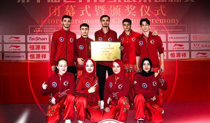 Türk Kungfu Milli Takımı Dünya Şampiyonu Oldu