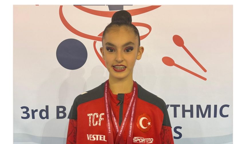 Alya Arslan’dan Ritmik Cimnastikte Altın ve Gümüş