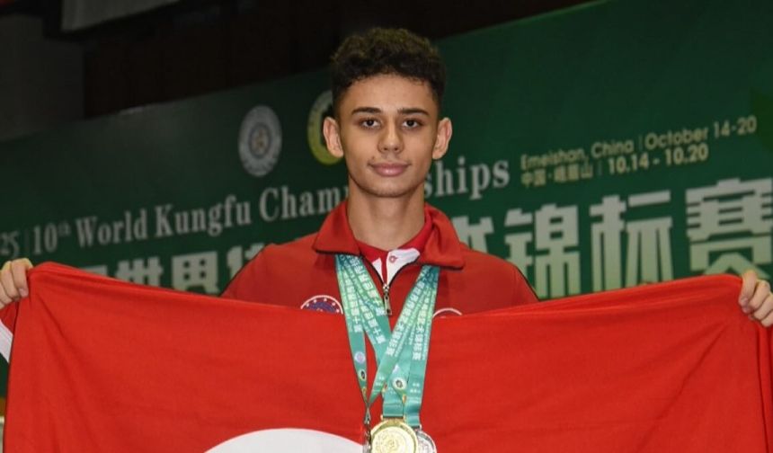 Furkan Osman Sayıner’den Kungfu’da 3 Madalya Zaferi