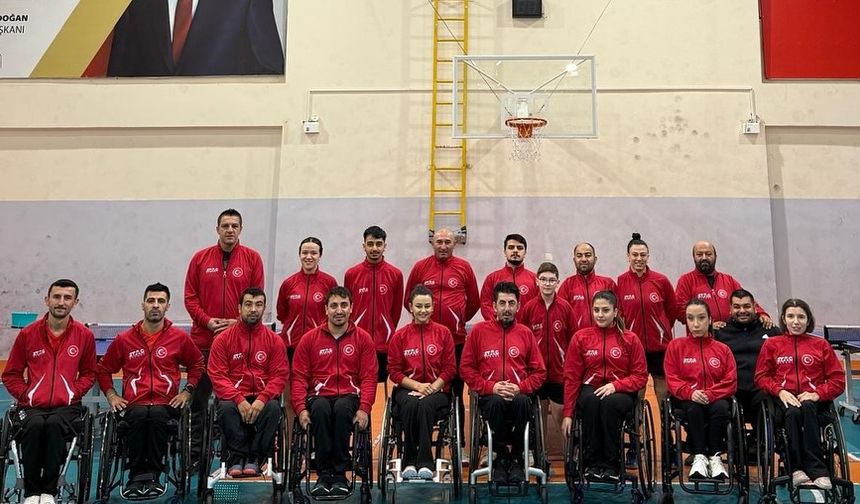 Para Masa Tenisi Milli Takımı Fransa Öncesi Kampta