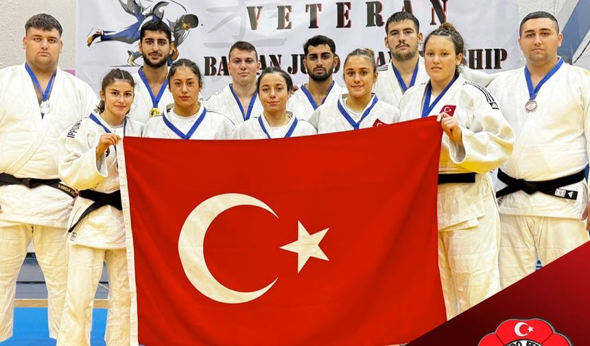 Millilerden U23 Balkan Judo Şampiyonası’nda 11 Madalya