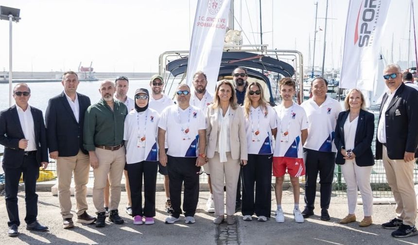 Rüzgârı arkalarına aldılar, Mersin’de hedef madalya!