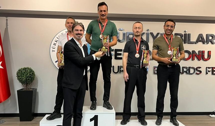 3 Bant C-2 Etabı'nda Taner Gürcan şampiyon oldu