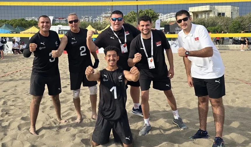 Para Plaj Voleybolu’nda bir galibiyet, bir mağlubiyet