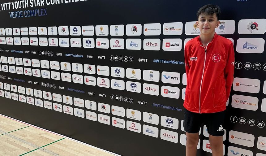 Görkem Öçal WTT Turnuvasında U15 ve U19’da Çeyrek Finalde