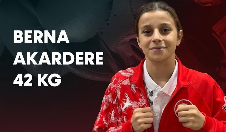 Berna Akardere U15 Avrupa Şampiyonası’nda ikinci oldu
