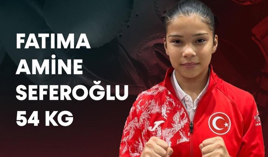 Fatima Amine Seferoğlu Avrupa ikincisi oldu