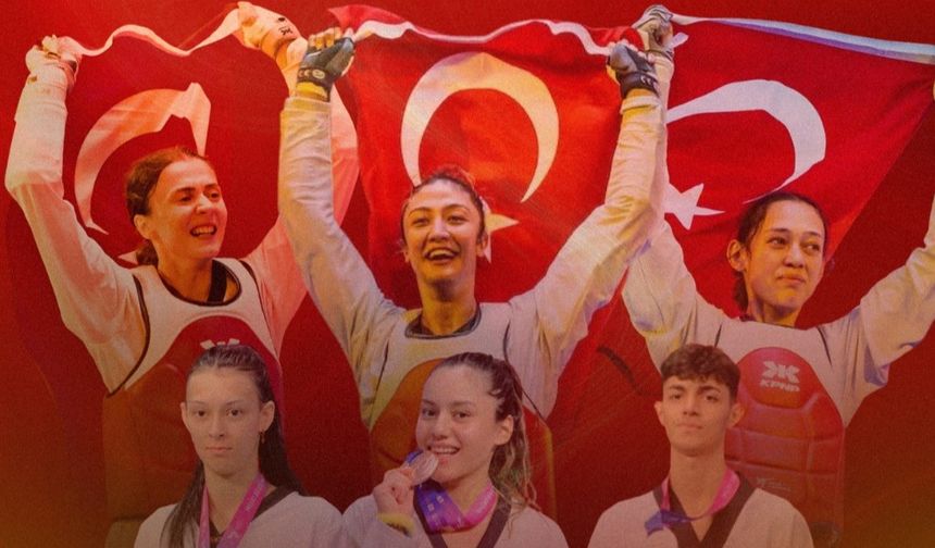 Türkiye Taekwondo’da Tarih Yazdı: 6 Madalya ile Zirvede