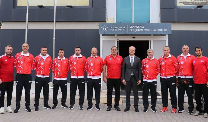 Milli Takım’dan Ömer Kalkan’a Teşekkür Ziyareti