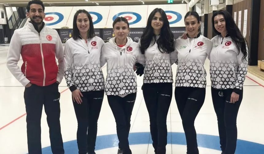 Kadın Curling Milli Takımı İsveç’te ikinci oldu