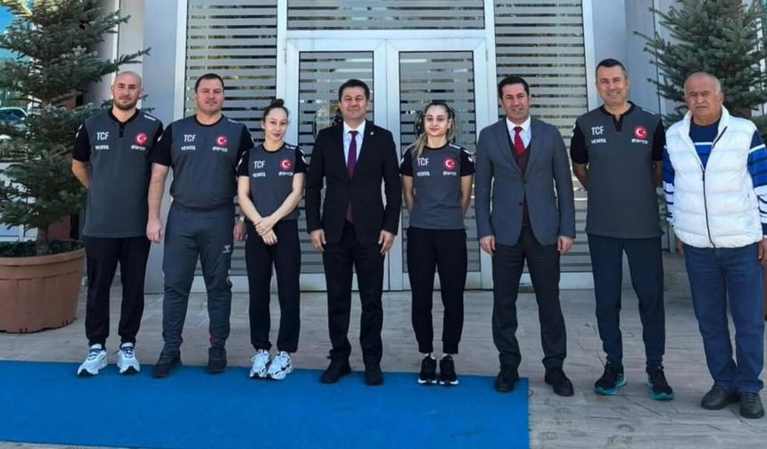 Başkan Çelen’den Trampolin Takımı’na Moral Ziyareti