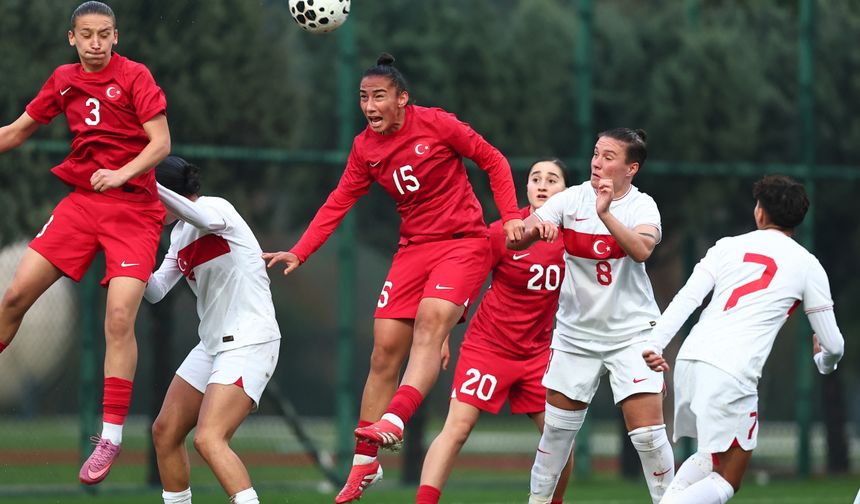 Kadın A ve U23 Millî Takımları Riva’da hazırlık maçında buluştu