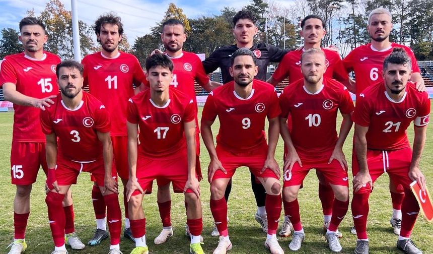 Deaflympics’te Türkiye, Britanya ile 1-1 berabere kaldı