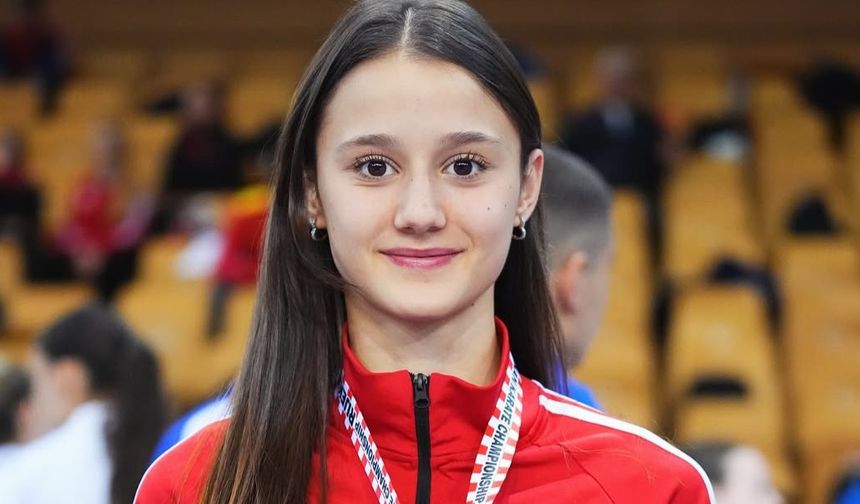Milli karateci Nehir Kılıç, Balkan Şampiyonu oldu