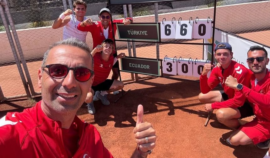 Türkiye Davis Cup Junior’da ilk kez çeyrek finalde