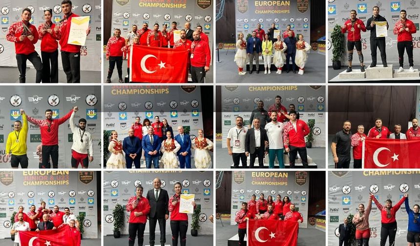 Arnavutluk’ta Türkiye’den Halterde 49 Madalyalık Zafer