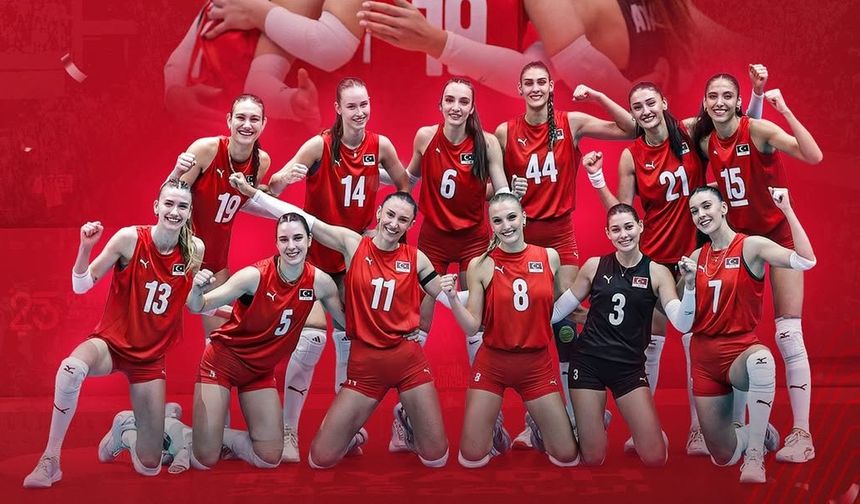Kadın Voleybol Milli Takımı finalde set vermedi