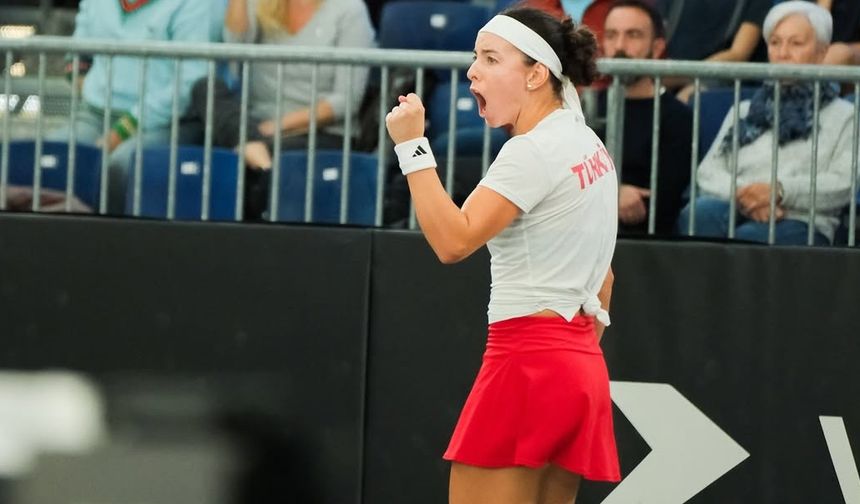 Ayla Aksu Belçika’yı geçti, Türkiye seride 1-0 öne geçti