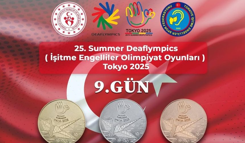 Deaflympics’te 9. Günde 9 Yeni Madalya Kazandık