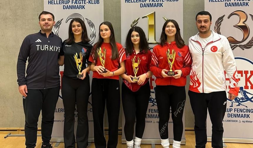 Altın Kızlar Eskrimde Avrupa Zirvesinde!