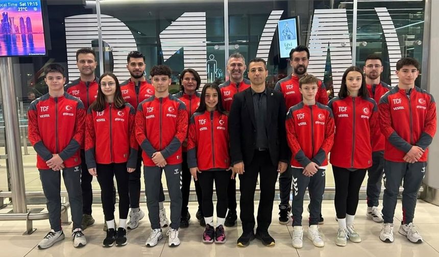 Artistik Cimnastik Genç Milli Takımı Manila yolcusu