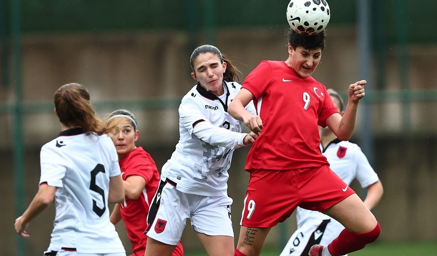 A Milli Kadın Takımı, Arnavutluk’u 2-0 mağlup etti