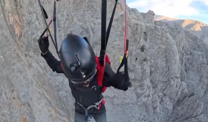 Karanlık Kanyon’da 550 Metrelik Base Jump Heyecanı
