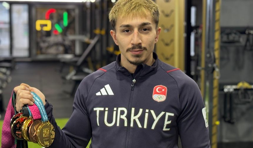 Milli halterci Yusuf Fehmi Genç’in hedefi olimpiyat altını