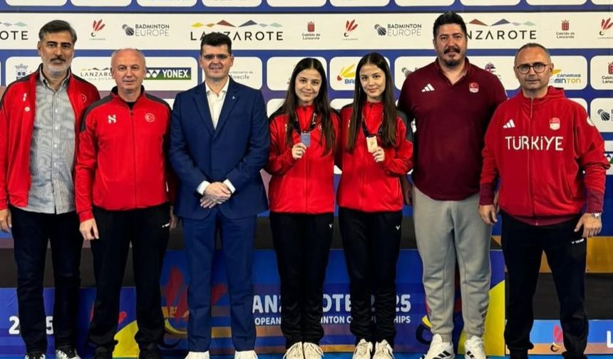 Irmak Rana ve Yağmur Tuana Avrupa’dan Bronzla Döndü