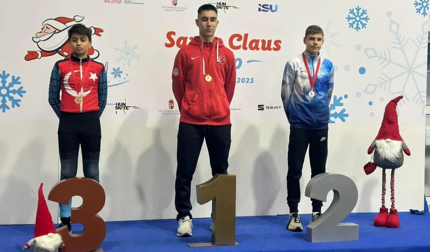 Short Track Santa Claus Cup'ta 7 Madalya Sevinci