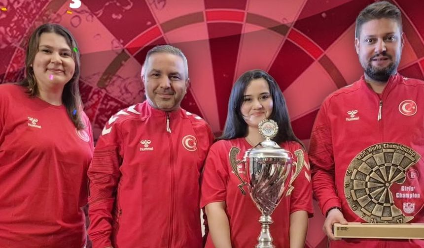 Zehra Gemi dartta ilk Türk dünya şampiyonu oldu!