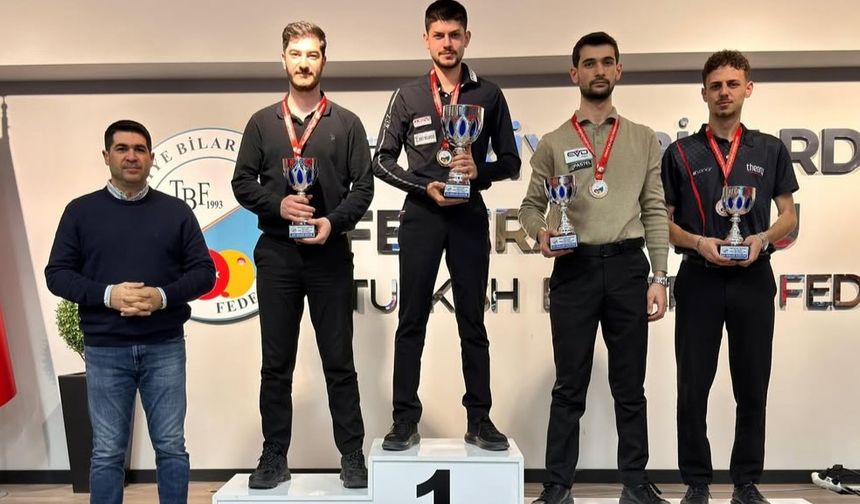 U-25 3 Bant Bilardo Şampiyonası’nda 2. etap sona erdi