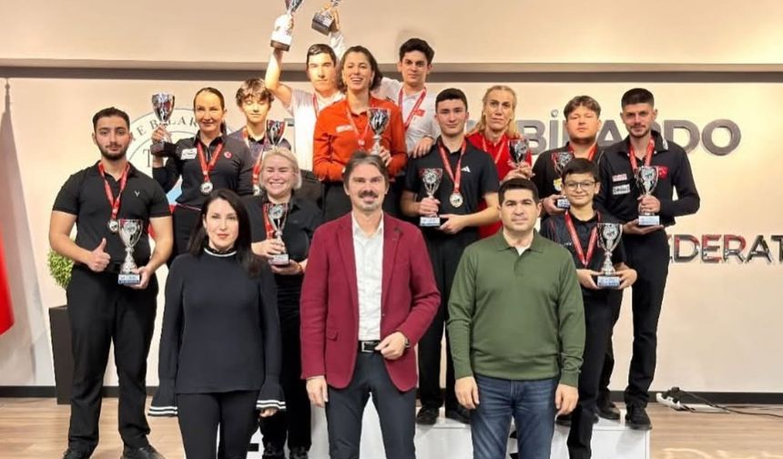 2025 Bilardo Şampiyonası’nda kazananlar belli oldu