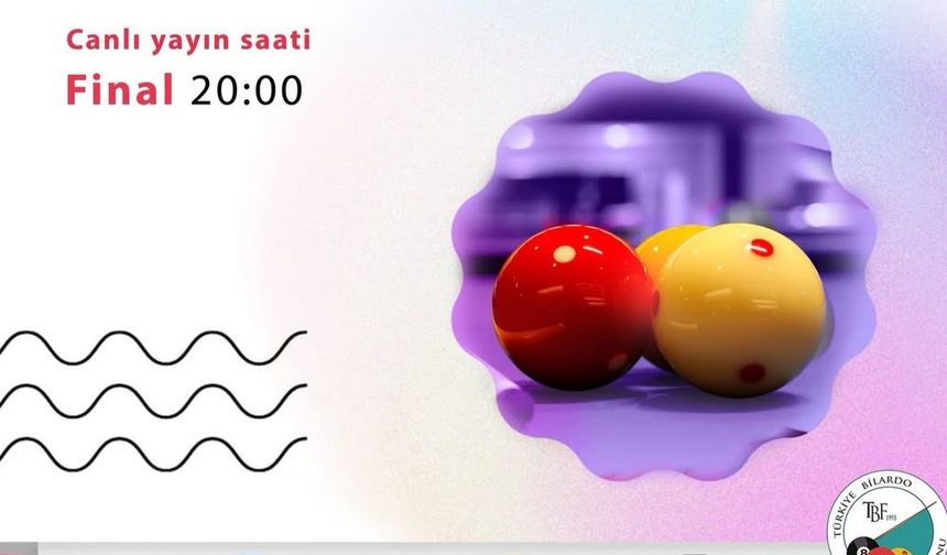 3 Bant Bilardo Finali TRT Spor Yıldız'da Canlı Yayında