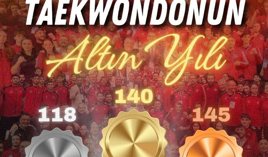 Türk taekwondosu 2025’te tarihi bir başarıya imza attı