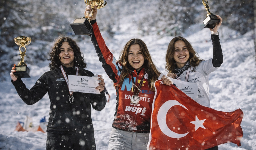 İremsu Çağlar, Snowbike Türkiye Şampiyonu Oldu