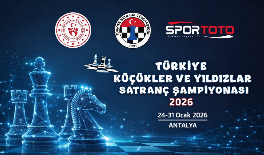 2026 Küçükler ve Yıldızlar Satranç Şampiyonası Başladı