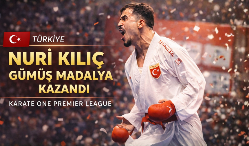 Nuri Kılıç Premier League’de gümüş madalya kazandı