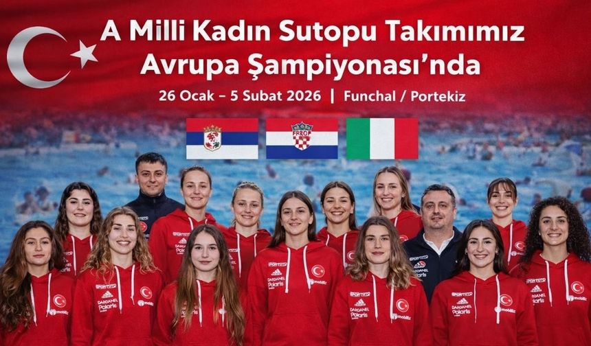 Kadın Sutopu Milli Takımı Avrupa’da Sahneye Çıkıyor