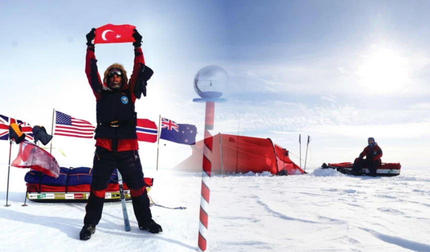 Ali Rıza Bilal, Bayrağımızı Güney Kutbu’na Taşıdı!