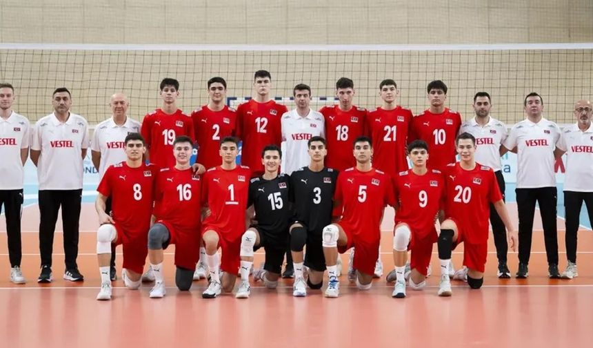 Genç Filenin Efeleri Avrupa’ya Mağlubiyetle Başladı