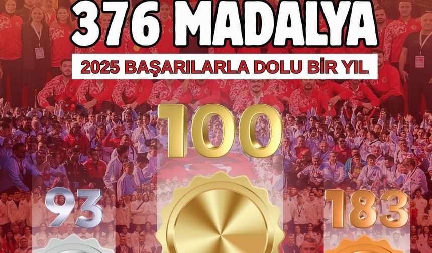 2025’te Türk karatesinden 376 madalyayla tarihi başarı