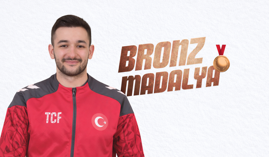 Hüseyin Engin’den Trampolin Dünya Kupası’nda Tarihi Bronz