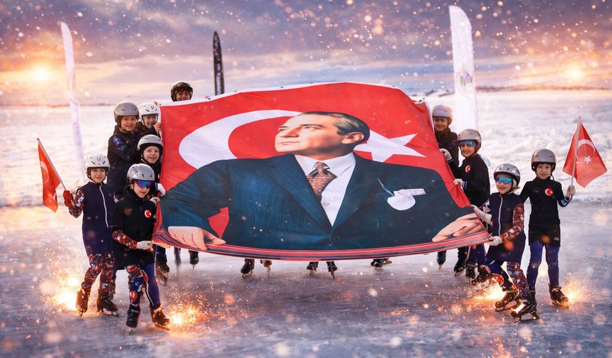 Sanat ve Spor Çıldır Gölü’nde Buluştu ❄️⛸️