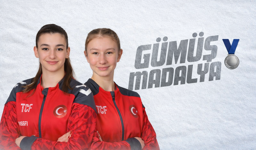 Sıla ve Havva Esin’den Dünya Kupası’nda Gümüş Madalya